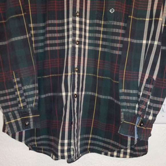 Roper Heavy Long Sleeve Button Down Men's Shirt - Picture 3 of 8